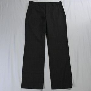 Express 32 x 32 Brown Glenn Plaid‎ Producer Straight Dress Pants
